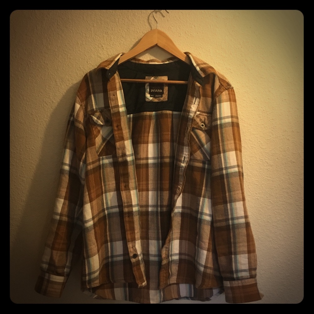 Men’s prAna Lybek long-sleeve flannel shirt
